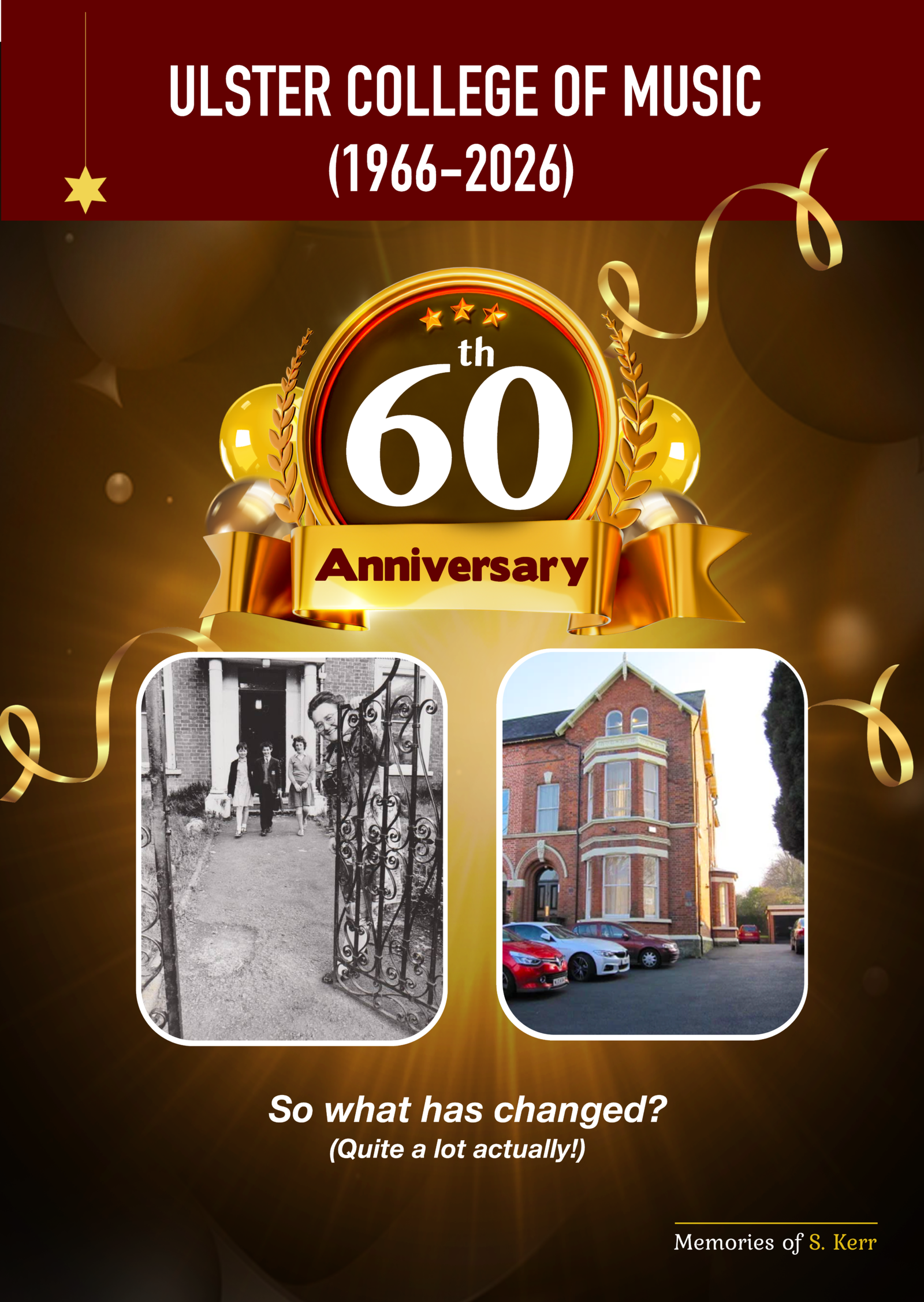 Ulster College of Music 60th Anniversary Memories page